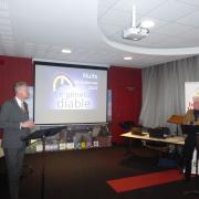 Damien Top (général Vandamme) et Jean-Michel Branquart (journaliste)